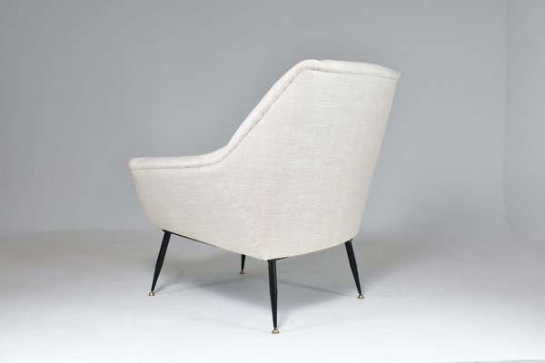 Mid-Century Modern Restored Armchair, 1950s-GXL-1342475