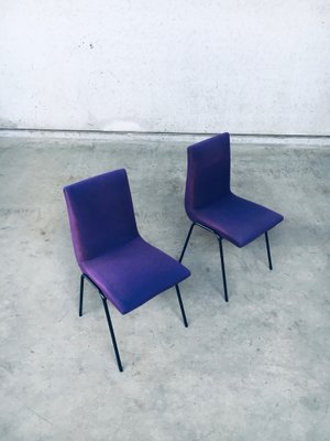 Mid-Century Modern Robin Chair Set by Pierre Guariche for Meurop, Belgium, 1950s, Set of 2-RQV-1327516