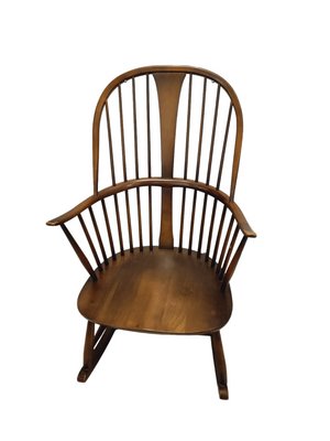 Mid-Century Modern Rocking Chair attributed to Lucian Ercolani for Ercol-SAK-1772525