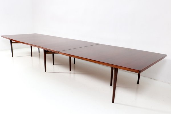 Mid-Century Modern Rosewood Conference Table by Arne Vodder for Sibast, 1960s-MY-1804495