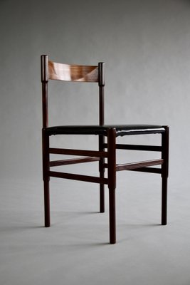 Mid-Century Modern Rosewood Dining Chairs, Set of 4-IEI-997865