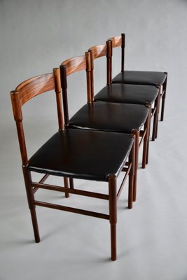 Mid-Century Modern Rosewood Dining Chairs, Set of 4-IEI-997865