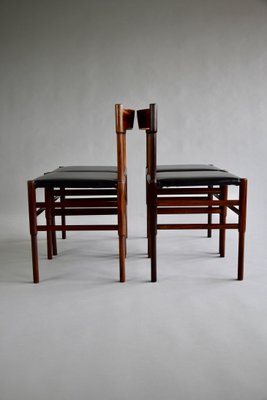 Mid-Century Modern Rosewood Dining Chairs, Set of 4-IEI-997865