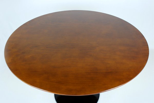 Mid-Century Modern Round Ash Dining Table from Drevotvar, 1960s-WVS-2040247