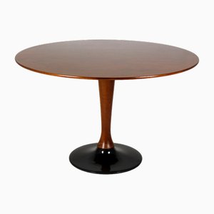 Mid-Century Modern Round Ash Dining Table from Drevotvar, 1960s-WVS-2040247