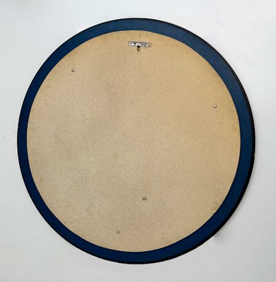 Mid-Century Modern Round Bronze Mirror, Italy, 1970s-FER-1429049