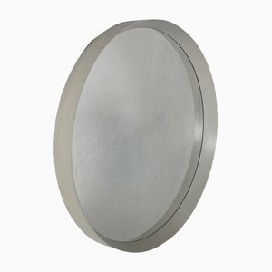 Mid-Century Modern Round White Mirror, 1960s-DE-1311424