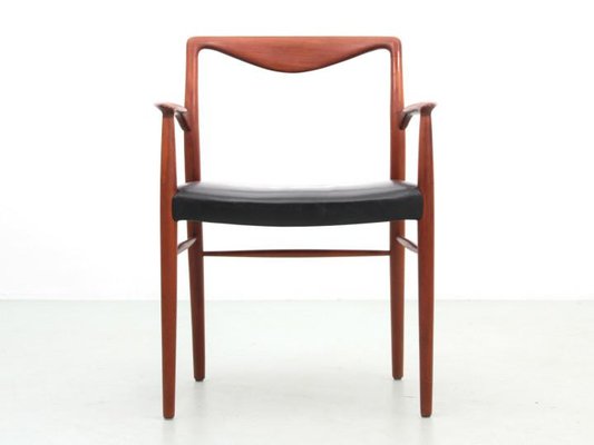 Mid-Century Modern Scandinavian Armchair in Teak attributed to Kai Lyngfeldt-Larsen, 1960s-PI-1792669