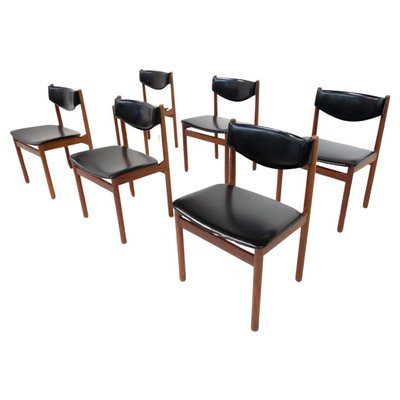 Mid-Century Modern Scandinavian Chairs, 1960s, Set of 6-FGA-1783037