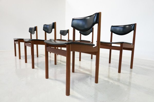 Mid-Century Modern Scandinavian Chairs, 1960s, Set of 6-FGA-1783037