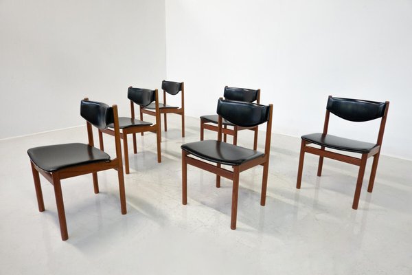 Mid-Century Modern Scandinavian Chairs, 1960s, Set of 6-FGA-1783037