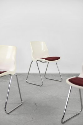 Mid-Century Modern Scandinavian Chairs by Svante Schöblom for Overman, 1970s, Set of 5-ZAA-1166379