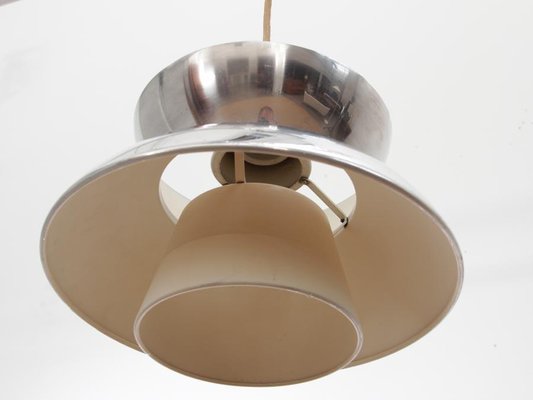 Mid-Century Modern Scandinavian Chrome Doo-Wop Pendant Lamp from Louis Poulsen-PI-731782