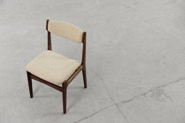 Mid-Century Modern Scandinavian Teak Dining Chairs, 1960s, Set of 4-ZAA-1172035