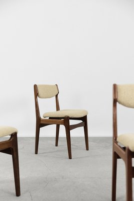 Mid-Century Modern Scandinavian Teak Dining Chairs, 1960s, Set of 4-ZAA-1172035