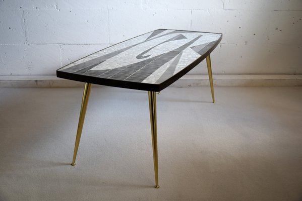 Mid-Century Modern Sculptural Mosaic Coffee Table by Berthold Muller-IEI-919880