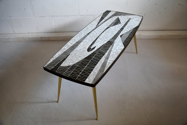 Mid-Century Modern Sculptural Mosaic Coffee Table by Berthold Muller-IEI-919880