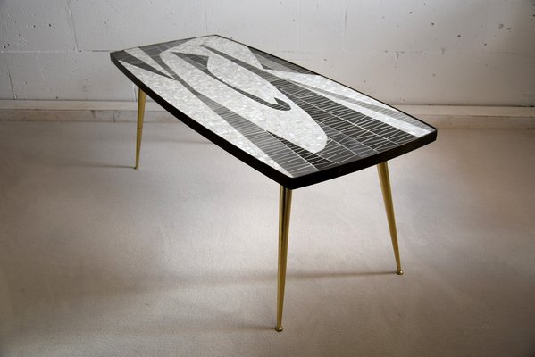 Mid-Century Modern Sculptural Mosaic Coffee Table by Berthold Muller-IEI-919880