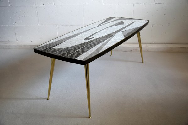 Mid-Century Modern Sculptural Mosaic Coffee Table by Berthold Muller-IEI-919880