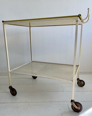 Mid-Century Modern Serving Trolley by Mathieu Matégot, 1960s-LL-1289935