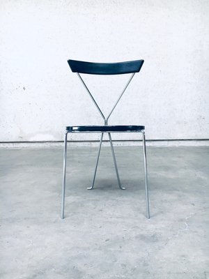 Mid-Century Modern Slender Design Chair, Italy, 1970s-RQV-937557