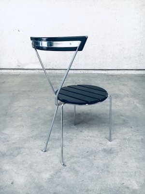 Mid-Century Modern Slender Design Chair, Italy, 1970s-RQV-937557