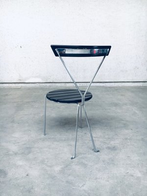 Mid-Century Modern Slender Design Chair, Italy, 1970s-RQV-937557