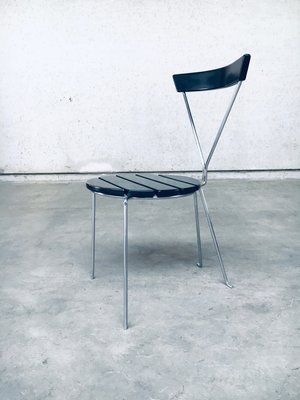 Mid-Century Modern Slender Design Chair, Italy, 1970s-RQV-937557