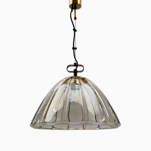 Mid-Century Modern Smoked Glass Pendant Lamp from Limburg, 1960s-KQB-1742970