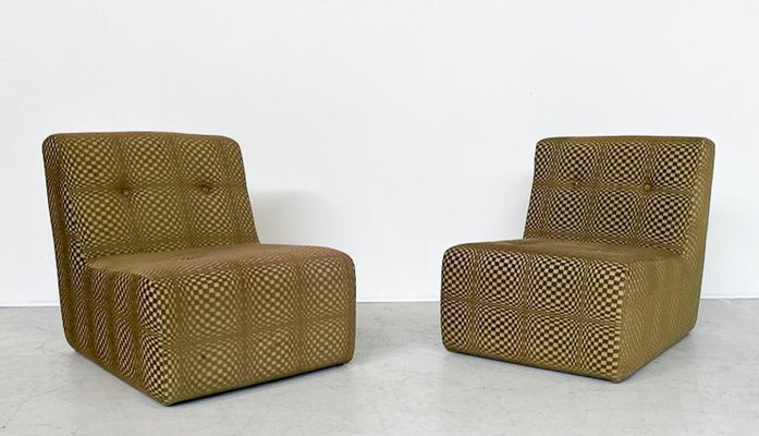 Mid-Century Modern Sofa and Lounge Chairs, Italy, 1970s, Set of 3-FGA-1724515