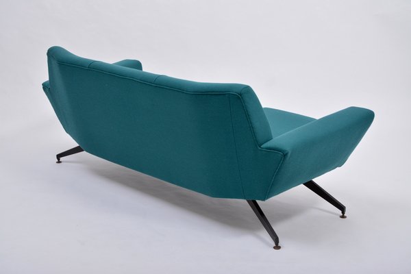 Mid-Century Modern Sofa with Metal Base by Rossi di Albizzate for Lenzi, 1950s-FN-754450