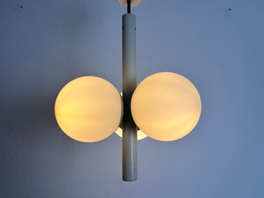 Mid-Century Modern Space Age Golden Chandelier from Kaiser Idell / Kaiser Leuchten, Germany, 1960s-PUK-1428258