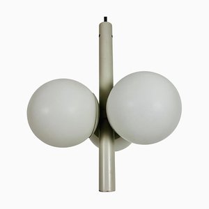 Mid-Century Modern Space Age Golden Chandelier from Kaiser Idell / Kaiser Leuchten, Germany, 1960s-PUK-1428258