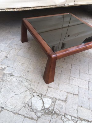 Mid-Century Modern Square Coffee Table by Angelo Mangiarotti for Devo, Italy, 1970s-HQI-1313699