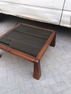 Mid-Century Modern Square Coffee Table by Angelo Mangiarotti for Devo, Italy, 1970s-HQI-1313699