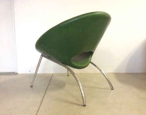 Mid-Century Modern Steel Armchair, 1980s-NPC-574813