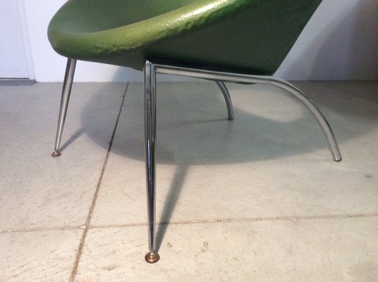 Mid-Century Modern Steel Armchair, 1980s-NPC-574813