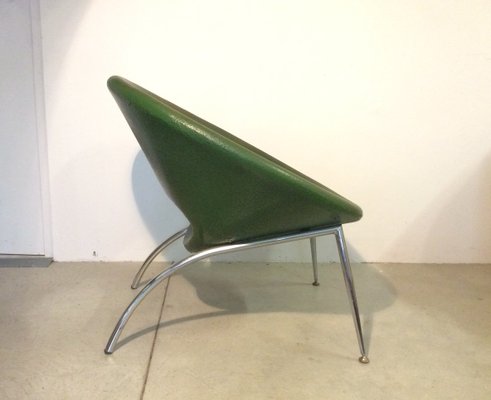 Mid-Century Modern Steel Armchair, 1980s-NPC-574813