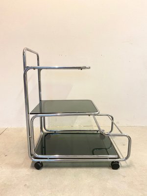 Mid-Century Modern Steel Trolley, 1970s-NPC-809567