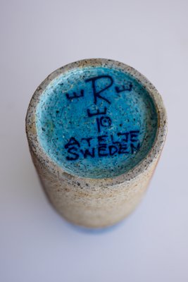 Mid-Century Modern Studio Art Ceramic Vase by Inger Persson for Rörstrand, 1970s-JIE-2042161