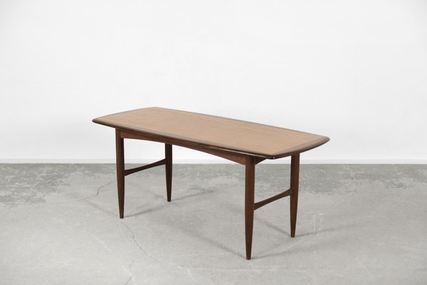 Mid-Century Modern Swedish Coffee Table in Teak from HMB Möbler Rörvik, 1950s-ZAA-1276743