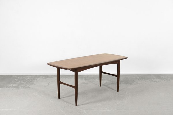 Mid-Century Modern Swedish Coffee Table in Teak from HMB Möbler Rörvik, 1950s-ZAA-1276743