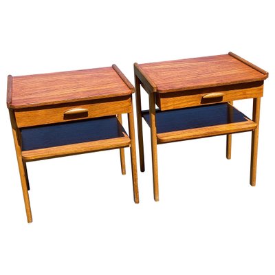 Mid-Century Modern Swedish Nightstands, Set of 2-MXB-1318416