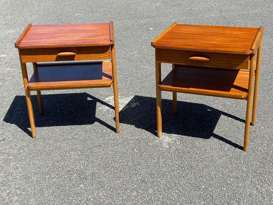 Mid-Century Modern Swedish Nightstands, Set of 2-MXB-1318416