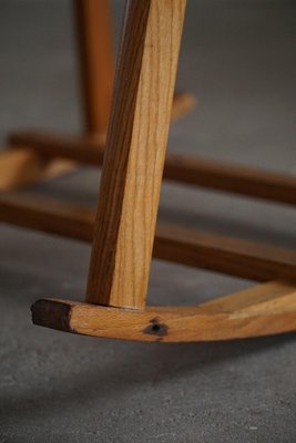 Mid-Century Modern Swedish Sculptural Rocking Chair in Pine, 1960s-MXF-1808370