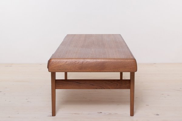 Mid-Century Modern Teak Coffee Table attributed to Johannes Andersen, 1960s-WZF-1751870