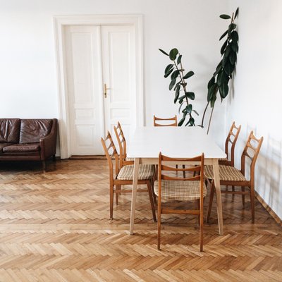 Mid-Century Modern Teak Dining Chairs from Bähre Mignon Möbel, 1960s, Set of 6-KND-1063930