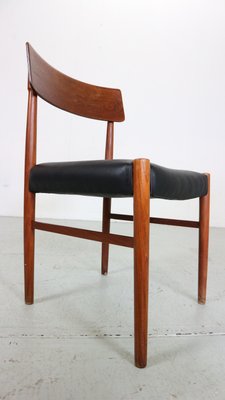 Mid-Century Modern Teak Dinning Room Chairs, Denmark, 1960s, Set of 4-DT-2026253