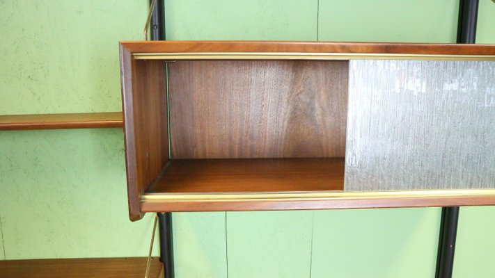 Mid-Century Modern Teak Modular Wall Unit attributed to Louis Van Teeffelen for Wébé, 1960s-DT-2026311