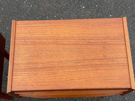 Mid-Century Modern Teak Nightstands, Denmark, 1962, Set of 2-MXB-1755004